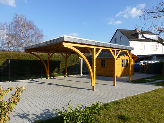 Dachentwässerung Ihres Carports - Carportmaster